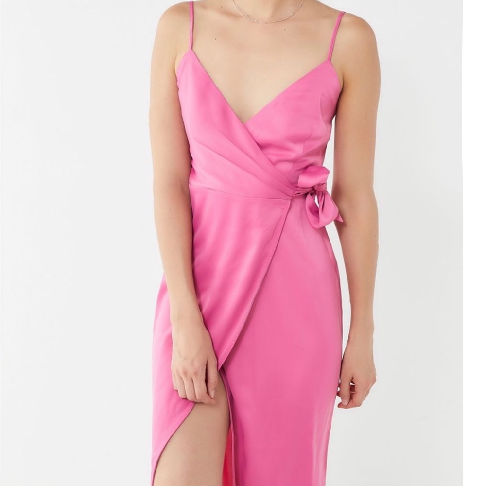 Urban Outfitters Quinn Wrap Midi Dress